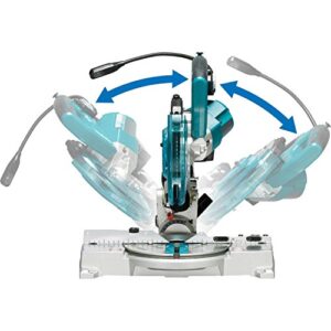 Makita XSL05Z 18V LXT Lithium-Ion Brushless Cordless 6-1/2" COMPACT Dual-Bevel Compound Miter Saw with Laser, TOOL Only