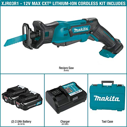 Makita RJ03R1 12V Max CXT Lithium-Ion Cordless Recipro Saw Kit