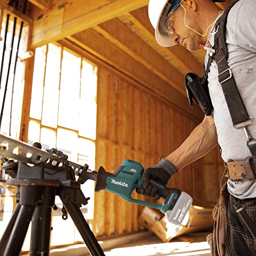 Makita XRJ08Z 18V LXT® Lithium-Ion Brushless Cordless Compact One-Handed Recipro Saw, Tool Only