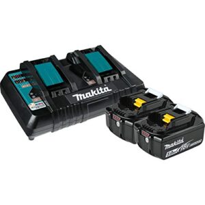 makita bl1850b2dc2 18v lxt® lithium-ion battery and dual port charger starter pack (5.0ah)