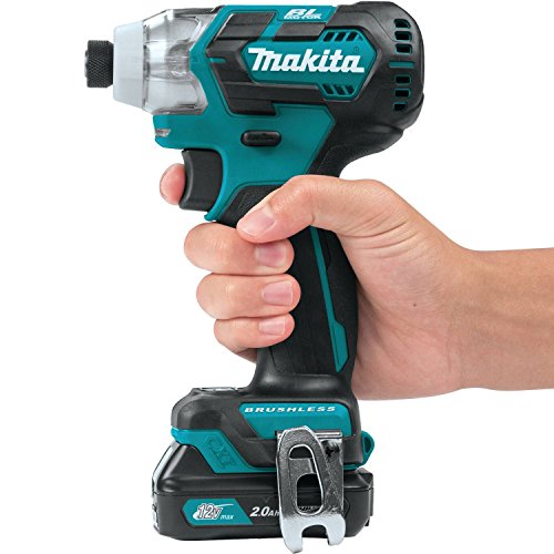 Makita DT04R1 12V Max CXT Lithium-Ion Brushless Cordless Impact Driver Kit (2.0Ah),