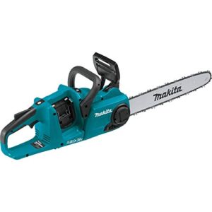 makita xcu04z 18v x2 (36v) lxt lithium-ion brushless cordless 16″ chain saw, tool only (renewed)