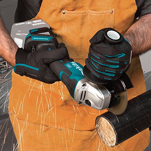 Makita XAG11Z 18V LXT® Lithium-Ion Brushless Cordless 4-1/2” / 5" Paddle Switch Cut-Off/Angle Grinder, with Electric Brake, Tool Only