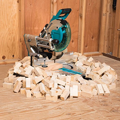 Makita XSL06PT 18V x2 LXT Lithium-Ion (36V) Brushless Cordless 10" Dual-Bevel Sliding Compound Miter Saw with Laser Kit (5.0Ah)