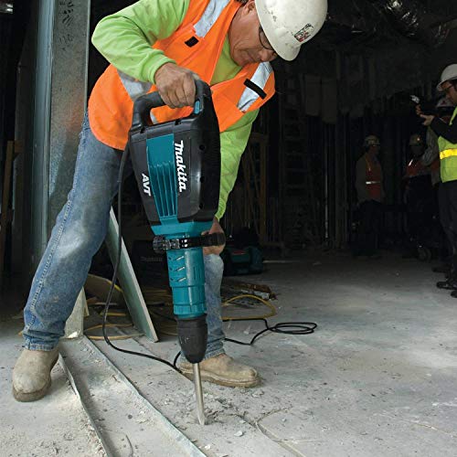 Makita HM1214C 27 lb. AVT® Demolition Hammer, accepts SDS-MAX bits , Teal