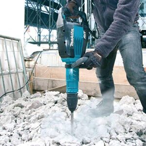 Makita HM1214C 27 lb. AVT® Demolition Hammer, accepts SDS-MAX bits , Teal