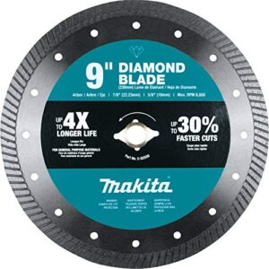 makita e-02559 9″ diamond blade, turbo, general purpose