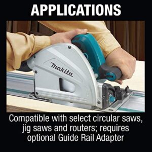Makita XPS01PTJ 18-Volt X2 LXT Lithium-Ion (36V) Brushless Cordless 6-1/2 inch Plunge Circular Saw Kit (5.0Ah) with 199140-0 39 inch Guide Rail