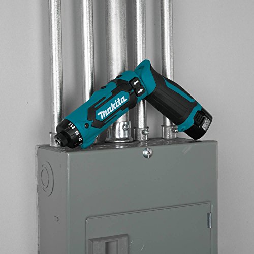 Makita DF012DSE 7.2V Lithium-Ion Cordless 1/4" Hex Driver-Drill Kit with Auto-Stop Clutch