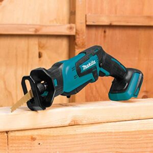 Makita XRJ01Z 18-Volt LXT Lithium-Ion Cordless Compact Reciprocating Saw (Tool Only, No Battery), Bare Tool