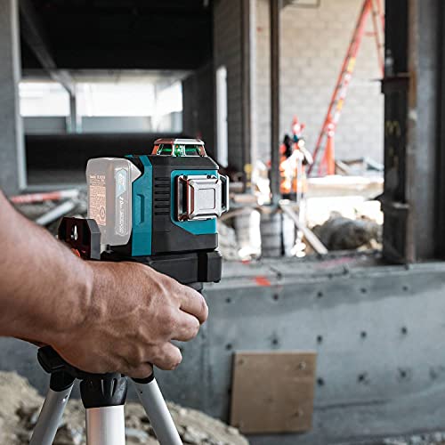 Makita SK700GD 12V max CXT® Lithium-Ion Cordless Self-Leveling 360° 3-Plane Green Laser, Class II, 510-530 nm, 2 mW, Tool Only