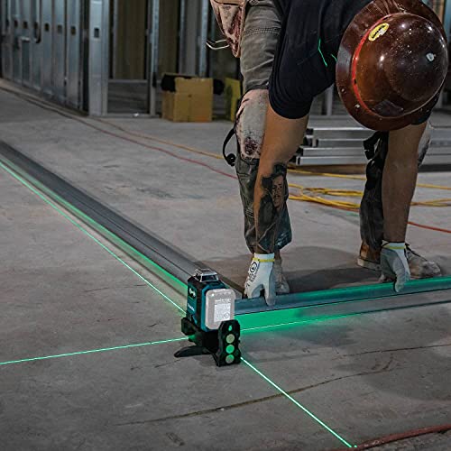 Makita SK700GD 12V max CXT® Lithium-Ion Cordless Self-Leveling 360° 3-Plane Green Laser, Class II, 510-530 nm, 2 mW, Tool Only