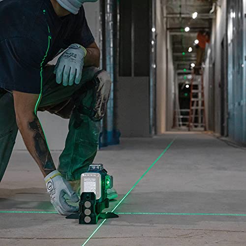 Makita SK700GD 12V max CXT® Lithium-Ion Cordless Self-Leveling 360° 3-Plane Green Laser, Class II, 510-530 nm, 2 mW, Tool Only