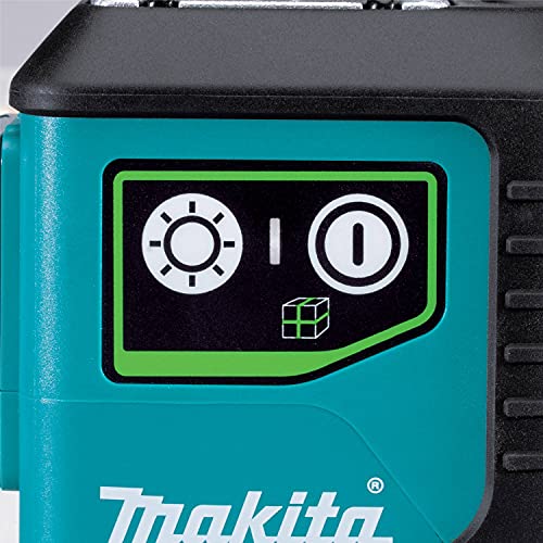 Makita SK700GD 12V max CXT® Lithium-Ion Cordless Self-Leveling 360° 3-Plane Green Laser, Class II, 510-530 nm, 2 mW, Tool Only