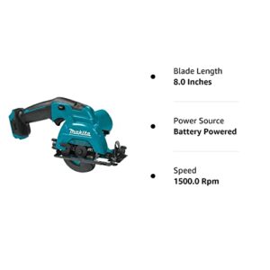 Makita SH02Z-R 12V MAX CXT Brushless Lithium-Ion 3-3/8 in. Cordless Circular Saw (Tool Only) (Renewed)