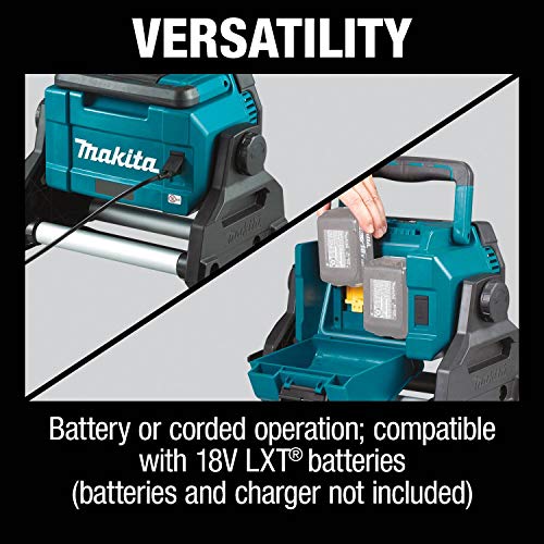 Makita DML809 18V X2 LXT® Lithium-Ion Cordless/Corded Work Light, Light Only