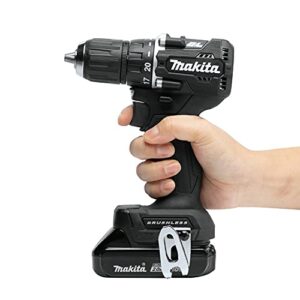 Makita XFD15RB 18V LXT Lithium-Ion Sub-Compact Brushless Cordless 1/2" Driver-Drill Kit (2.0Ah), Black