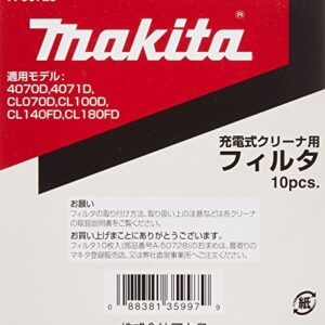 Makita Filter for cleaner Pack of 10 A-50728