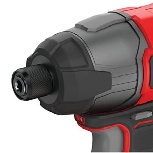 CRAFTSMAN V20 MAX Cordless Drill and Impact Driver, Power Tool Combo Kit with 2 Batteries and Charger (CMCK200C2AM)