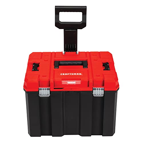 CRAFTSMAN VERSASTACK 29-in. RollingTool Box with Wheels, Red, Plastic, Lockable (CMST17835)