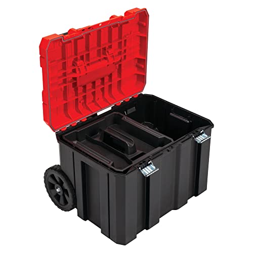 CRAFTSMAN VERSASTACK 29-in. RollingTool Box with Wheels, Red, Plastic, Lockable (CMST17835)