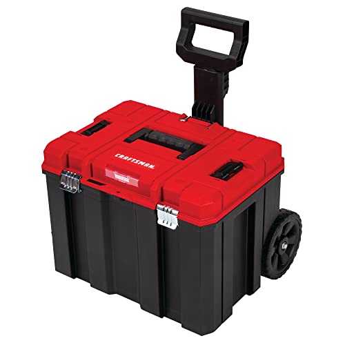 CRAFTSMAN VERSASTACK 29-in. RollingTool Box with Wheels, Red, Plastic, Lockable (CMST17835)