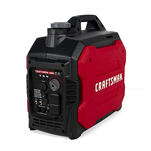 CRAFTSMAN C0010250 2,500-Watt Gas Portable Generator 50-State/CARB Compliant, Powered by Generac