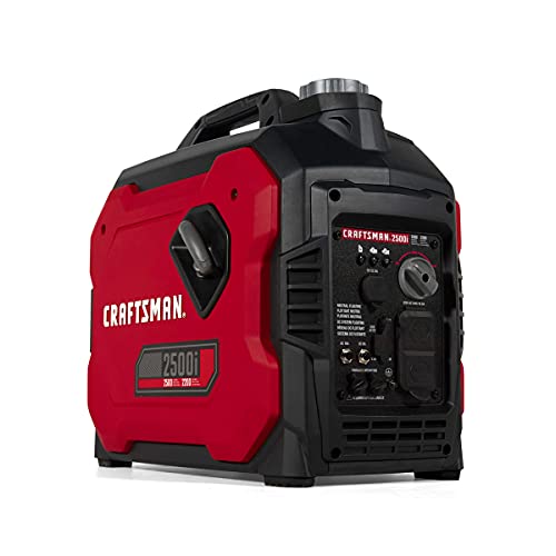 CRAFTSMAN C0010250 2,500-Watt Gas Portable Generator 50-State/CARB Compliant, Powered by Generac