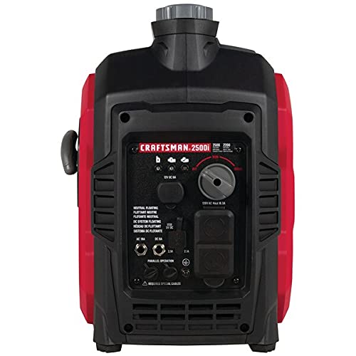 CRAFTSMAN C0010250 2,500-Watt Gas Portable Generator 50-State/CARB Compliant, Powered by Generac