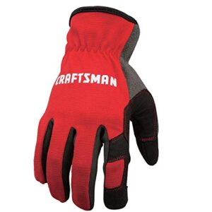 craftsman work gloves, speed cuff, l (cmmt14190)