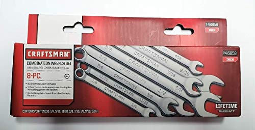 Craftsman 8-Piece Standard 12 Point Combination Wrench Set