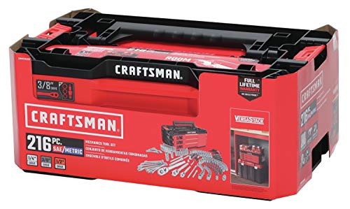 CRAFTSMAN Mechanics Tools Kit with 3 Drawer Box, 216-Piece (CMMT99206)