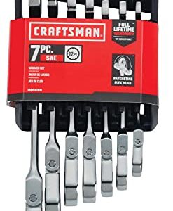 Craftsman CMMT87010 7-Piece SAE Flex Reversible Ratchet Set