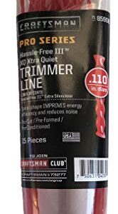 .11" Trimmer Line: (15) Craftsman 85908 + (3) EMV's Pre-Cut Spiral