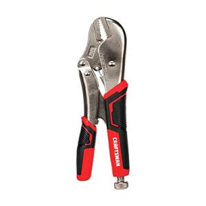 craftsman locking pliers, straight jaw, 10-inch (cmht82549)
