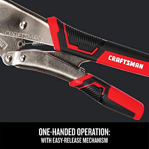 CRAFTSMAN Locking Pliers, Straight Jaw, 10-Inch (CMHT82549)