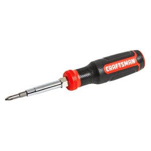 craftsman screwdriver, multi-bits 6-way, store extra bits in handle (cmht68000)