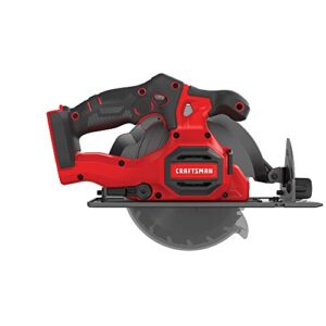 CRAFTSMAN V20* 6-1/2-Inch Cordless Circular Saw, Tool Only (CMCS500B)