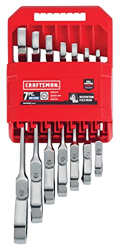 Craftsman CMMT87009 7-Piece Metric Flex Reversible Ratchet Set