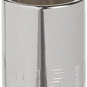 CRAFTSMAN Shallow Socket, Metric, 3/8-Inch Drive, 15mm, 6-Point (CMMT43547)