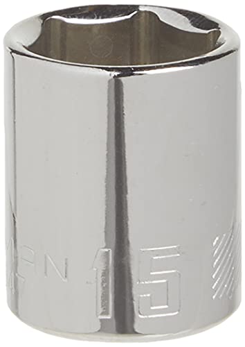 CRAFTSMAN Shallow Socket, Metric, 3/8-Inch Drive, 15mm, 6-Point (CMMT43547)