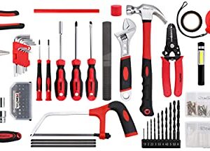 KingTool 325 Piece Home Repair Tool Kit, General Home/Auto Repair Tool Set, Toolbox Storage Case with Drawer, General Household Tool Kit - Perfect for Homeowner, Diyer, Handyman