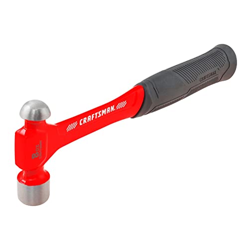 CRAFTSMAN CMHT54177 CRAFTSMAN 8OZ BALL PEEN HAMMER, Red