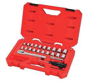craftsman mechanics tool set, sae / metric, 3/8-inch drive, 32-piece (cmmt12013)