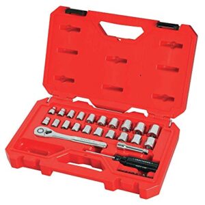 CRAFTSMAN Mechanics Tool Set, SAE / Metric, 3/8-Inch Drive, 32-Piece (CMMT12013)