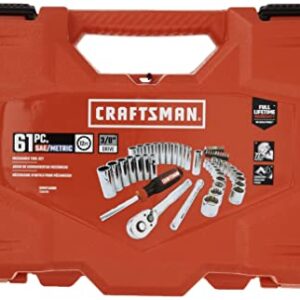 CRAFTSMAN Drive Socket Set for Mechanics, 61-Piece (CMMT45061)