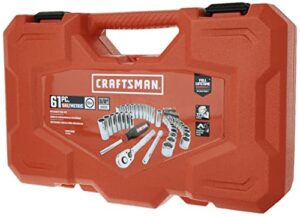 craftsman drive socket set for mechanics, 61-piece (cmmt45061)