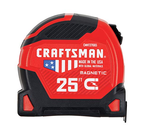 CRAFTSMAN Tape Measure, PROREACH, 25-Foot (CMHT37665S)