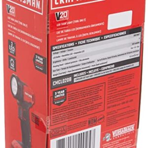 CRAFTSMAN V20* LED Work Light (Tool Only) (CMCL020B)