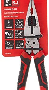 CRAFTSMAN Long Nose Pliers, 8-Inch Multi Function (CMHT81715)